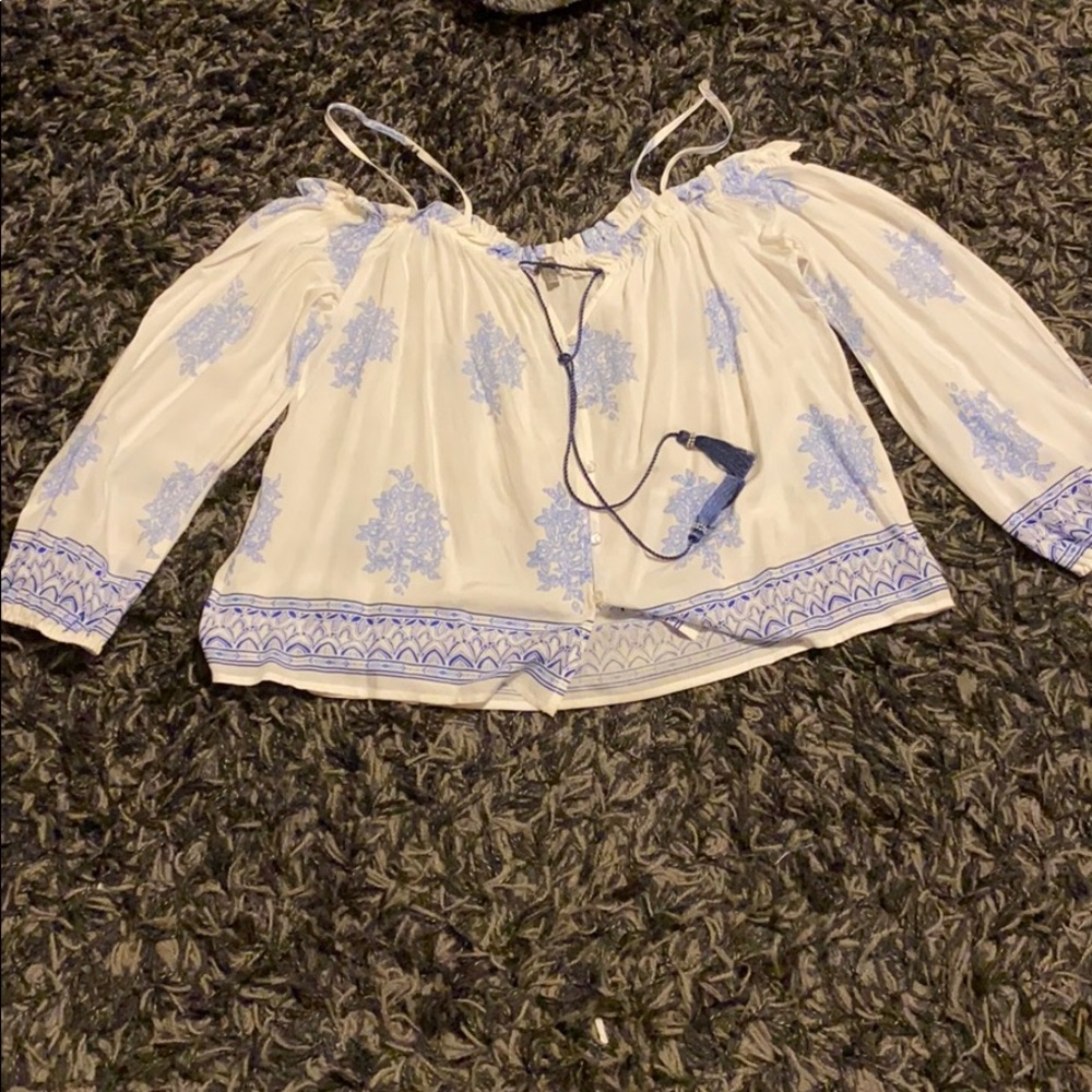 off the shoulder blouse
